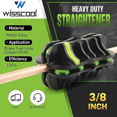 Miniatura 3 de Enderezadora de tubo de mano de la enderezadora de tubo de 38" para acero, acero inoxidable, cobre