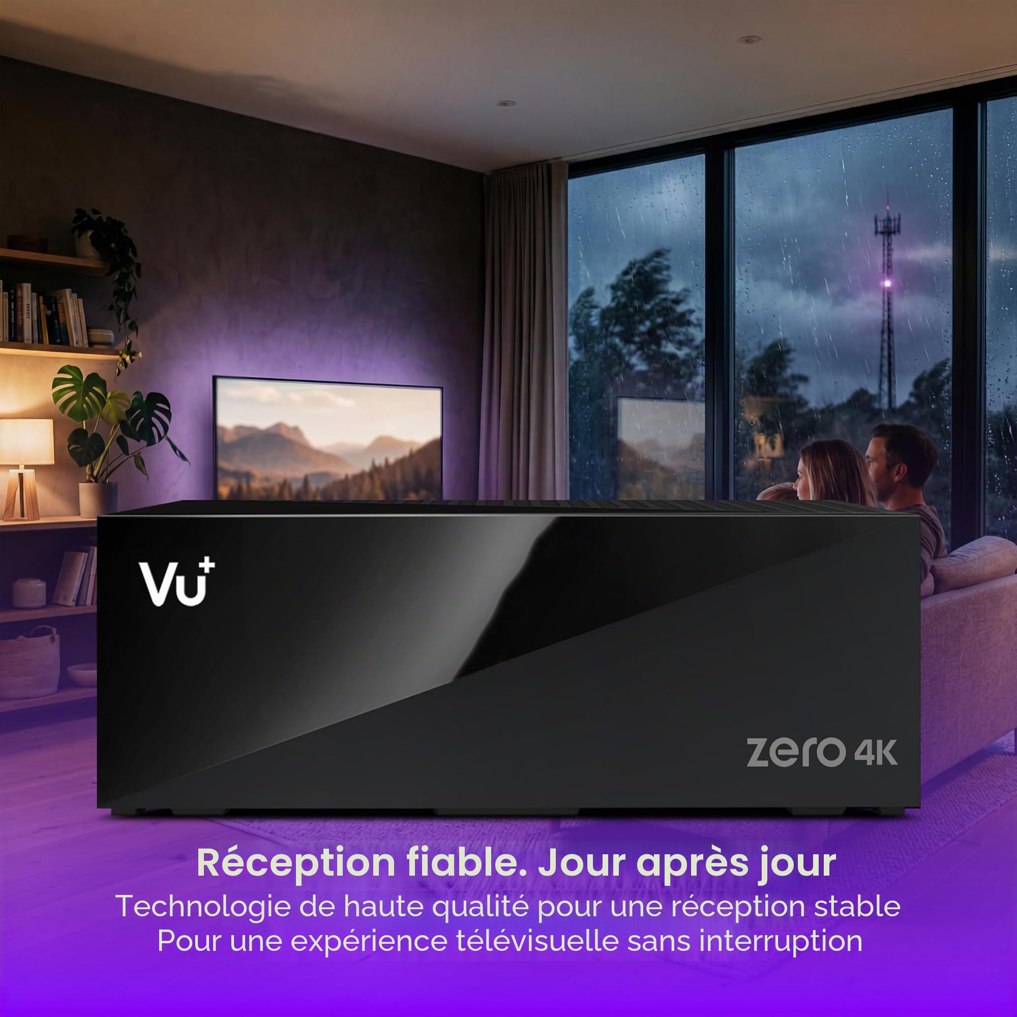 VU+ Zero 4K Linux Récepteur - Noir