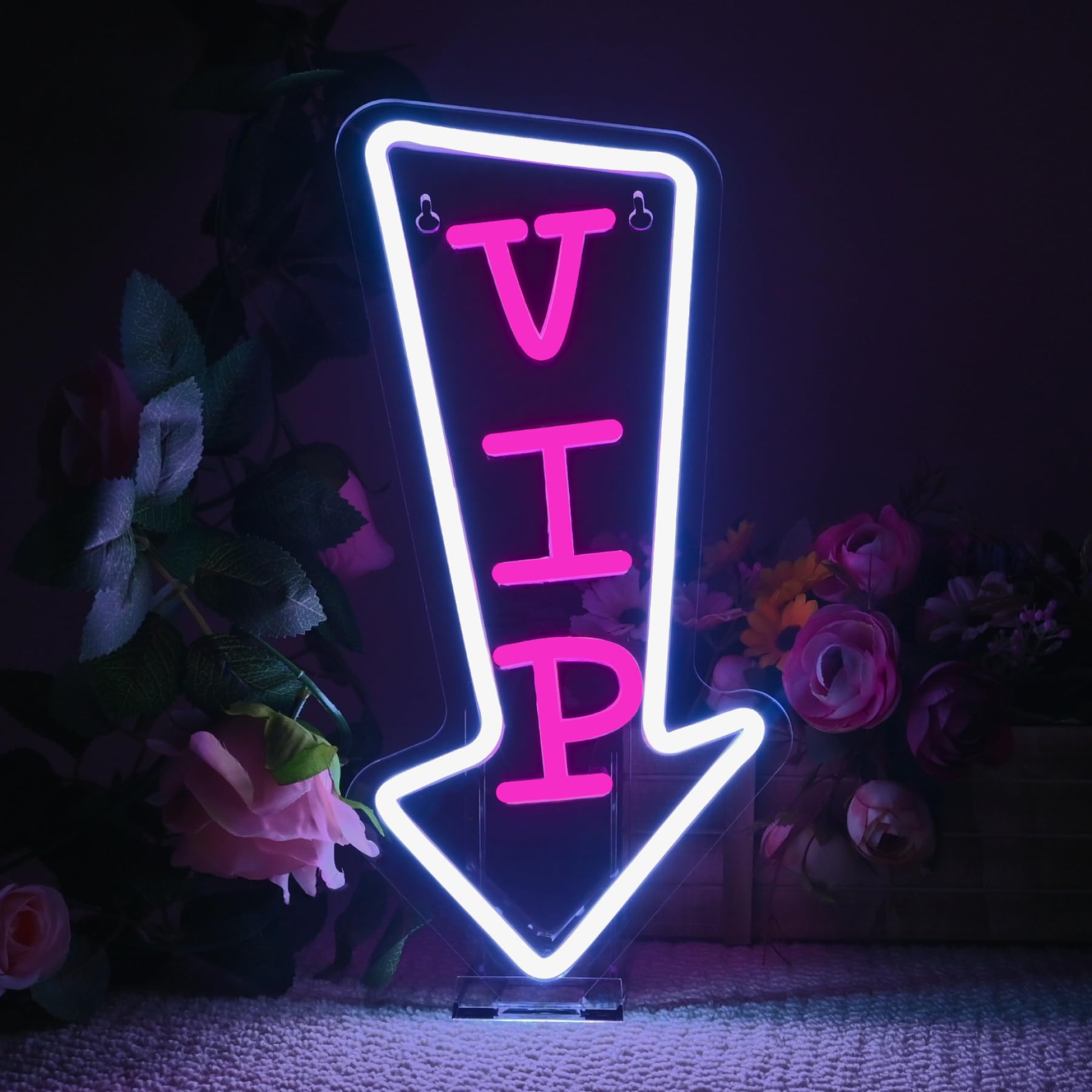 You're Like Really Pretty Neon Signs for Wall Decor, Pink Led Sign, Letter Neon Light Sign with USB Powered for Girls Room, Wedding, Engagement Party, Livingroom — view 18