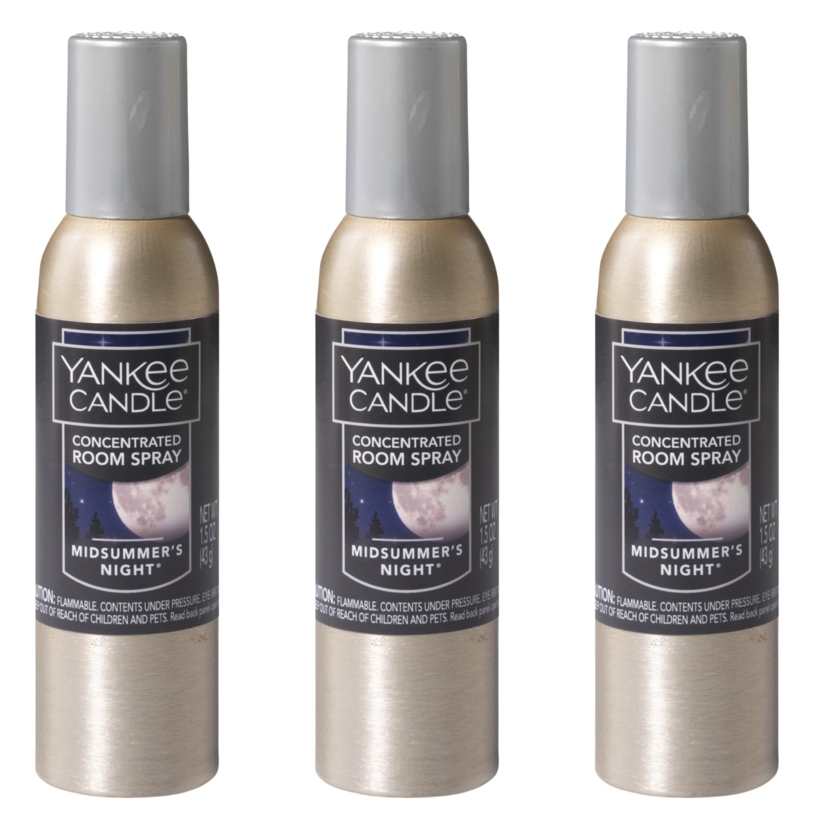 YANKEE CANDLEConcentrated Room Spray 3-PACK (MidSummer's Night)