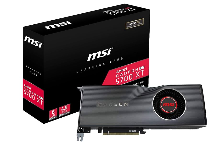 グラフィックボード・グラボ・ビデオカード AMD Radeon RX5700XT 8GB msi Amazon | MSI Radeon RX5700 XT 8G グラフィックスボード VD7009