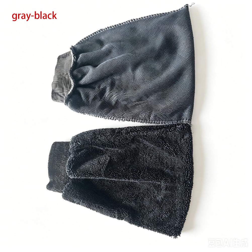 Putzhandschuhe Mikrofaser Waschhandschuh 8 Stück Auto saugfähiger kratzfreie Reinigungshandschuhe für Glas Innenraum Haushalt Kueche Bad