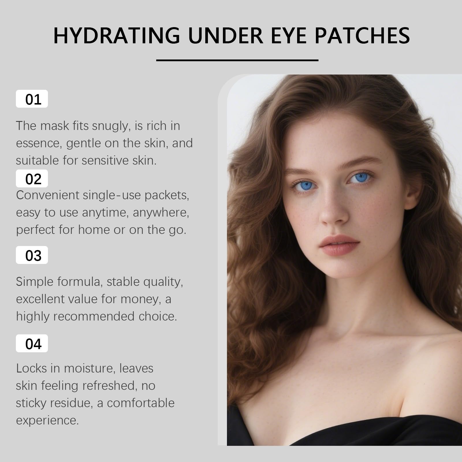Wimpernverlängerungs-Patch unter dem Beauty-Tool, Augengel, für persönliche Wimpernverlängerungen, Free Eyelash Extensions, Under Eye Gel Patches Beauty Tool for Pro Salon Individual