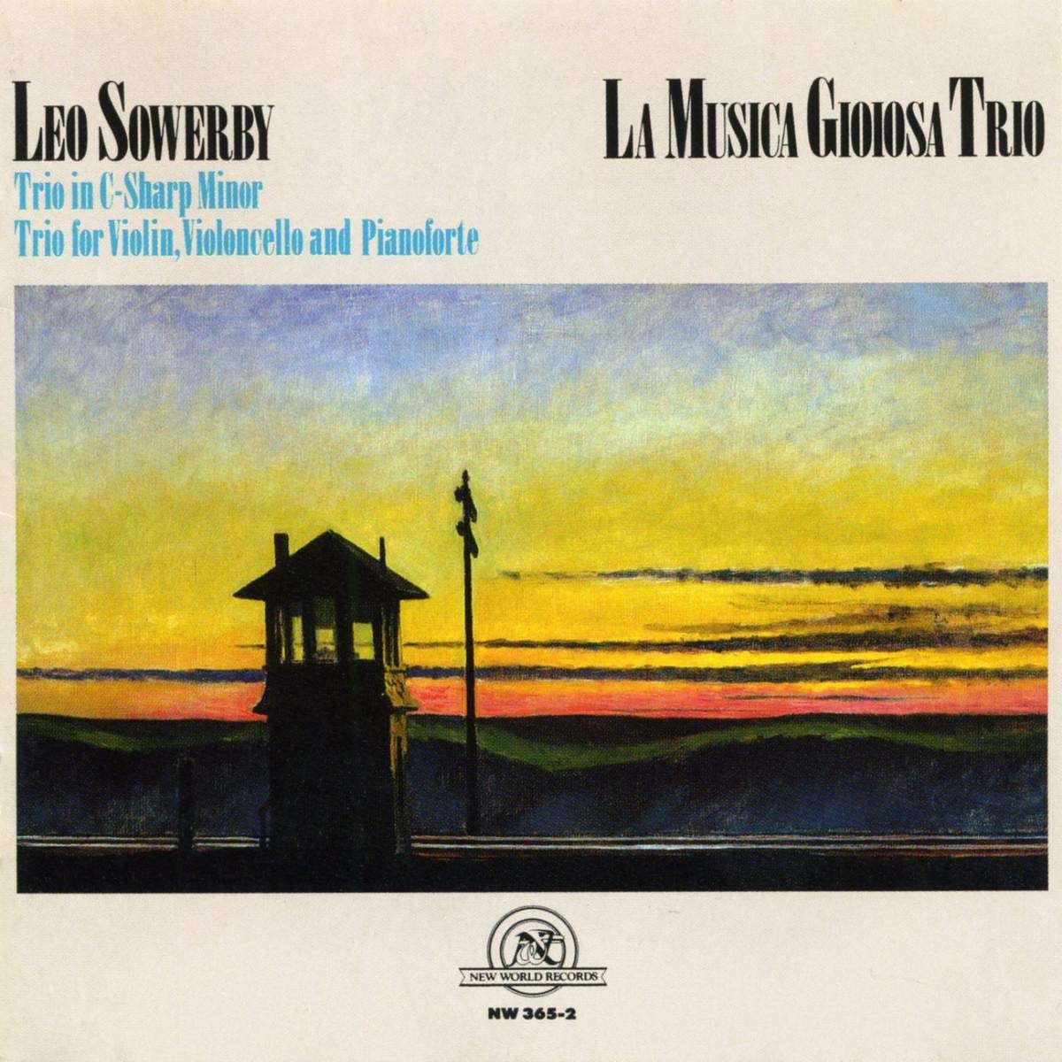 Sowerby: Trio in C sharp minor / Trio for violin, violoncello and pianoforte