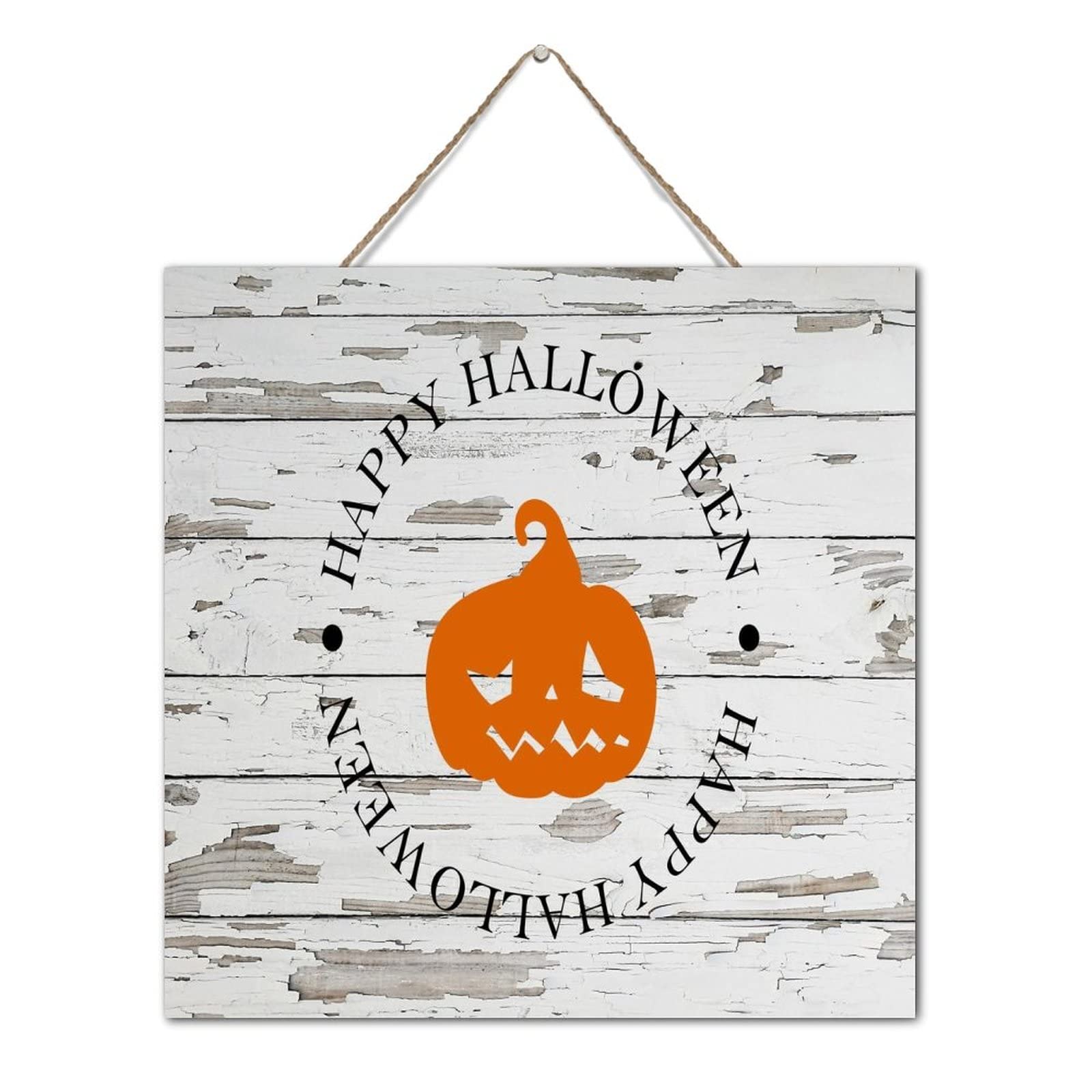 Décoration murale en bois Halloween pour embellir un salon sans plastique