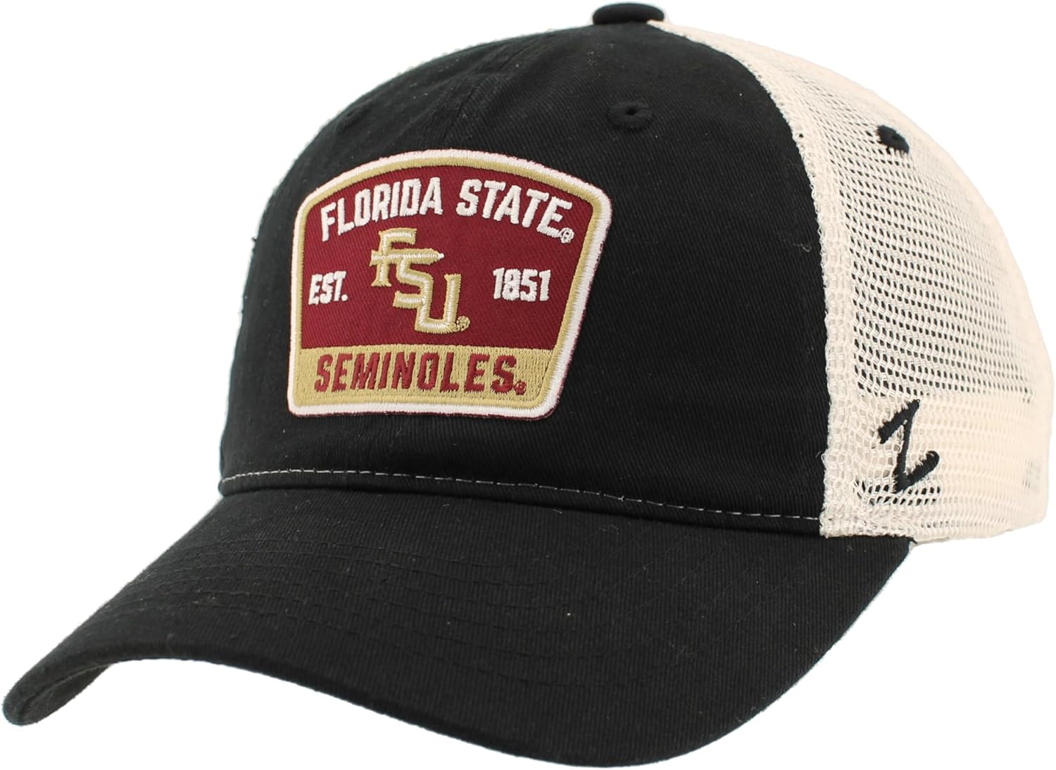 Florida State Seminoles NCAA Officially Licensed Hat University Patch Switchback Black