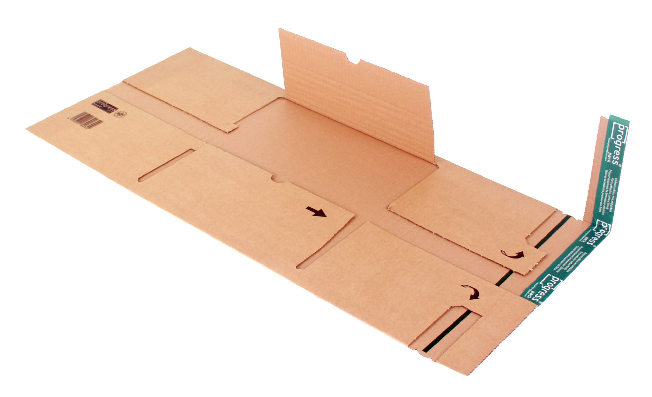 Ordnerversandverpackung Premium PP B03.05 aus doppelter Wellpappe, 320 x 290 x bis 80 mm, 20-er Pack, braun
