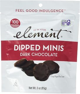 Element Snacks Rice Cake Mini Dk Chocolate, 3 oz