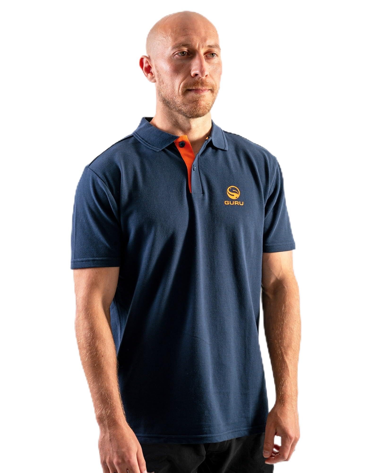 Korda Guru Polo Navy/Orange (Medium)