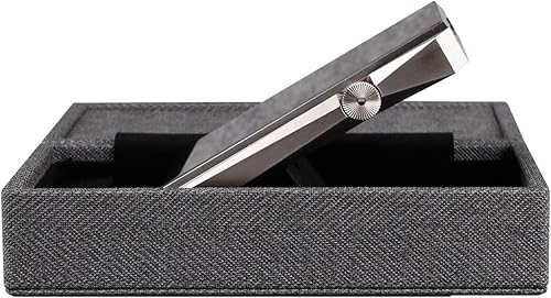 Miniatura 6 de MITER Funda de transporte para DAP + auriculares, hecha a mano Italia piel sintética rígida para 2 auriculares IEM + 1 caja de almacenamiento para