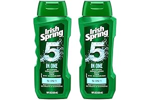 Irish Spring 5-in-1 Shampoo, Conditioner, Body Wash, Face Wash and Deodorizer: A Versatile Grooming Solution