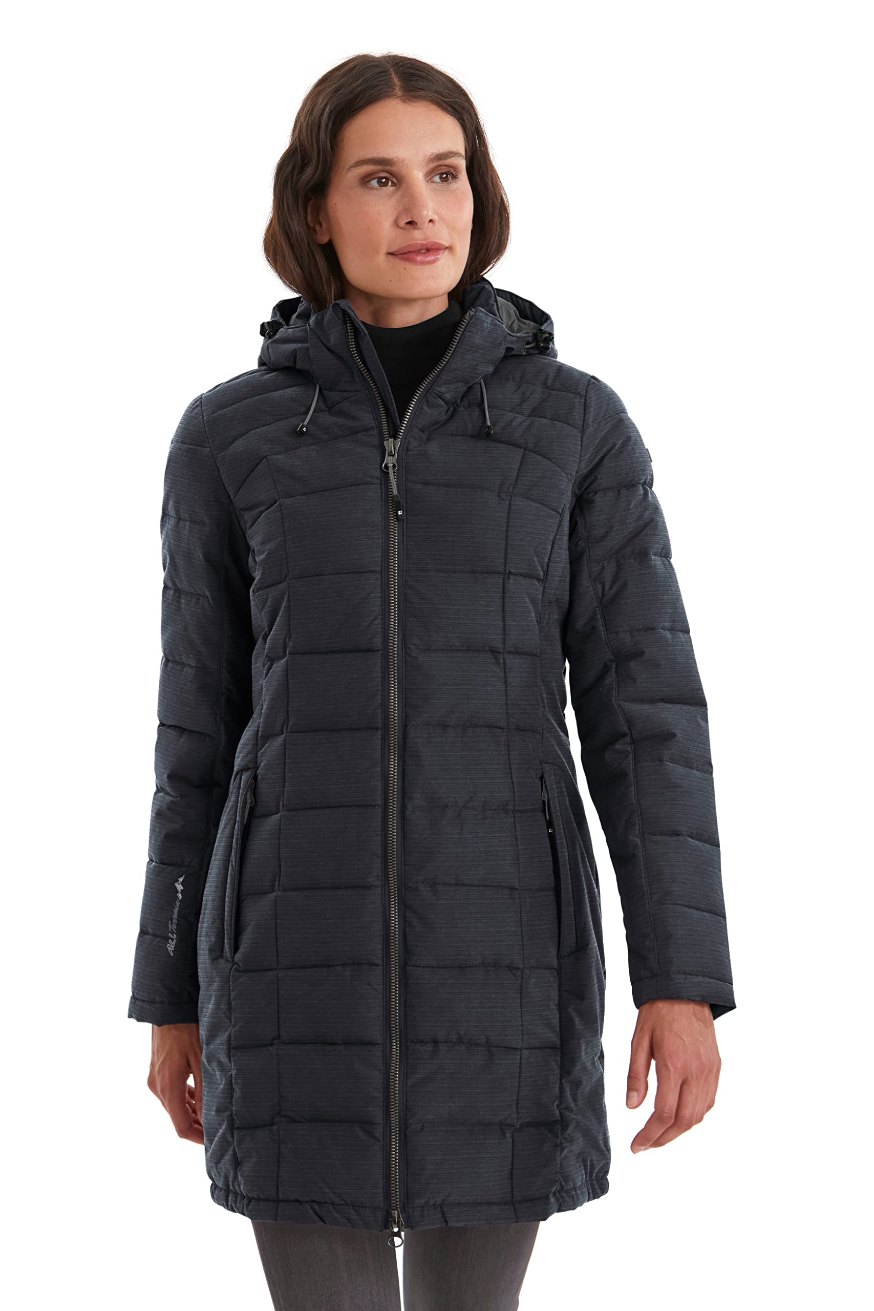 Killtecwomens Skane Wmn Quilted Prk Parka In Down Look Zip