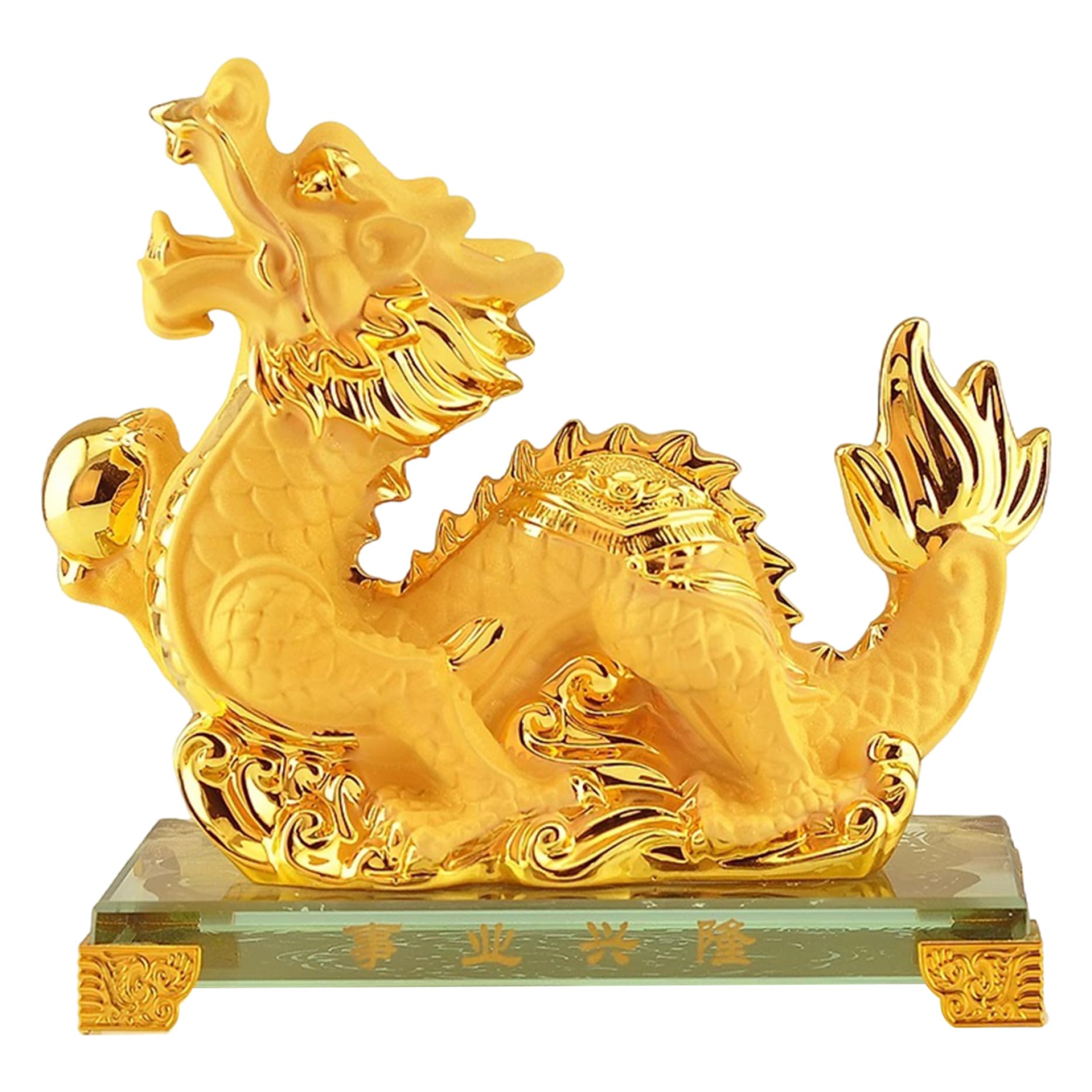 Statue de Dragon du Zodiaque Chinois pour la richesse et chance au bureau