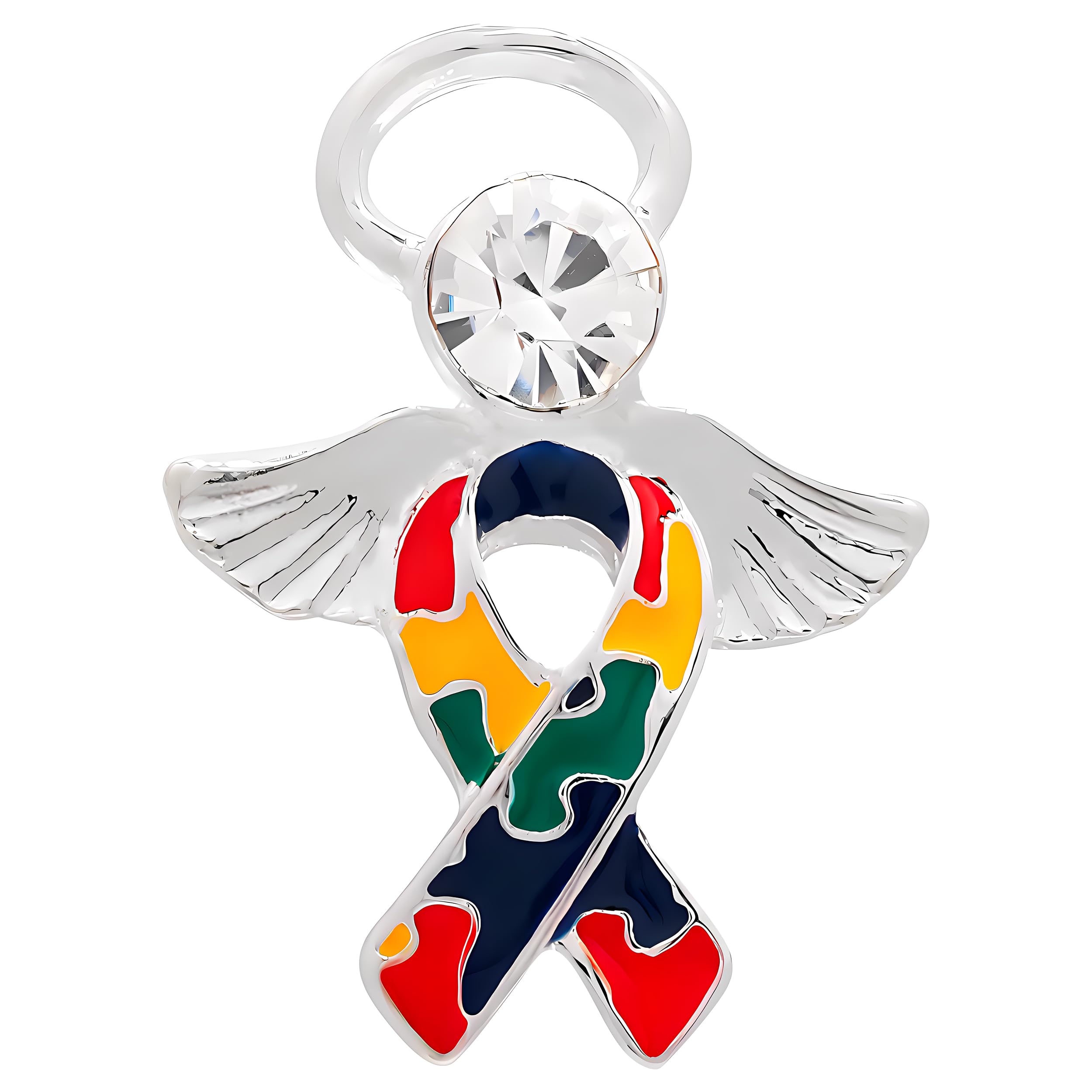 1/2/5/10/25pcs Autism Ribbon Awareness Pin - Celebrate Autism Awareness with Our Puzzle Piece Lapel Pin - Support Advocacy and Raise Awareness - Ideal Gift for Supporters and Advocates