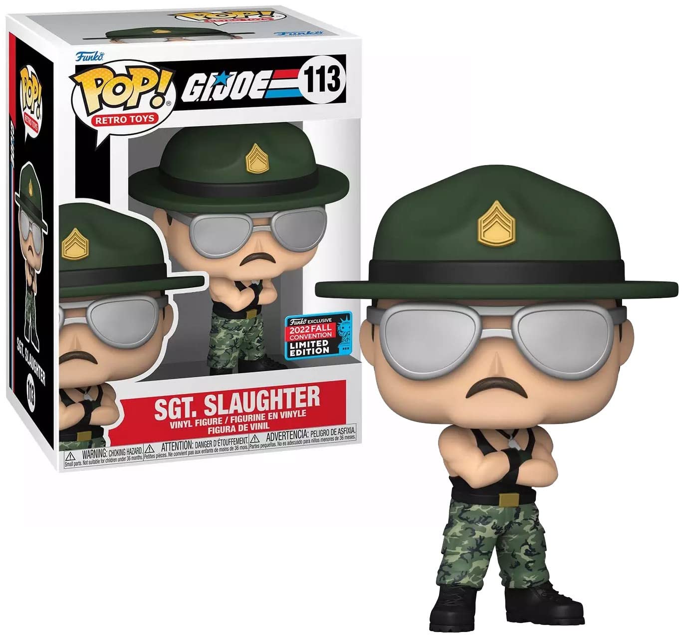 Amazon.com: Funko POP! Retro Toys: G.I. Joe SGT. Slaughter Vinyl