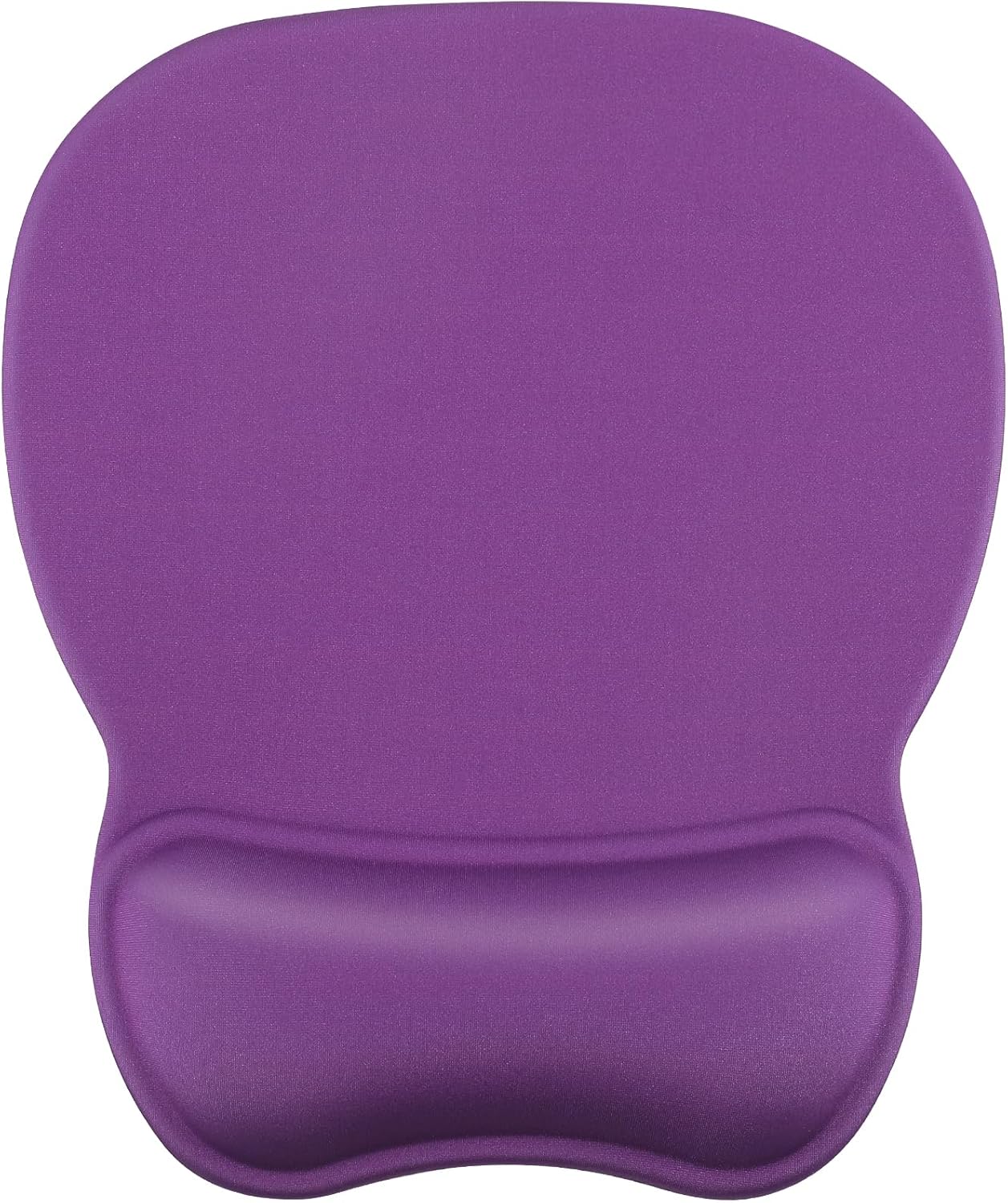 MROCO Ergonomic Mouse Pad with Gel Wrist Rest, Smooth Wrist Support Surface, Non-Slip PU Base for Pain Relief, Comfortable Mousepad for Computer, Laptop, Office & Home, 9.4 x 8.1 in, Violet Purple
