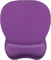 Vista 26 de MROCO Alfombrilla ergonómica para mouse con reposamuñecas de gel, cómoda alfombrilla de mouse con superficie de soporte de muñeca suave y base