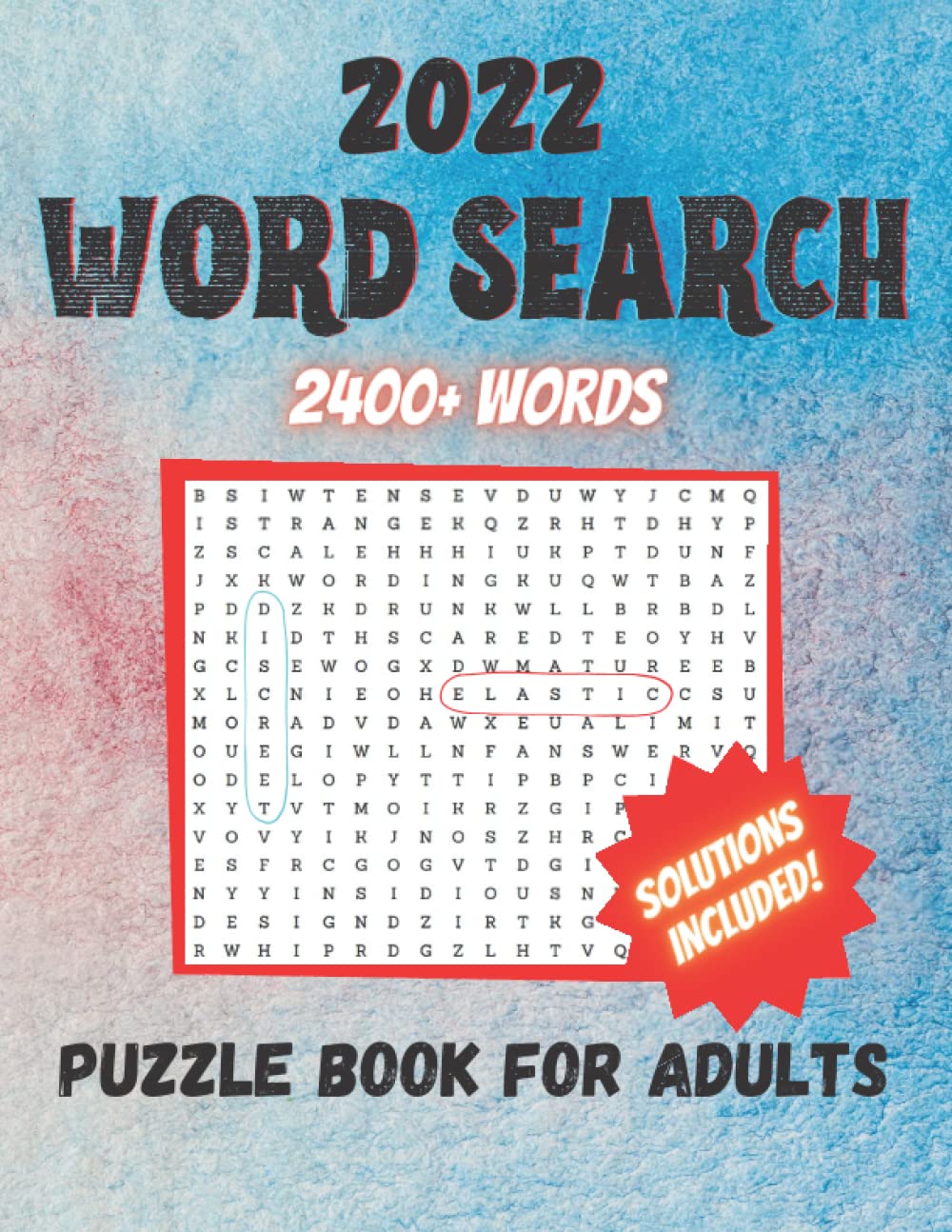 2022 Word Search Puzzle Book for Adults: Fun Brain Games for Everyone!