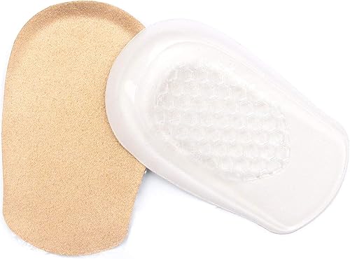 Miniatura 7 de JKcare Elevadores de talón de gel, plantillas de aumento de altura de 12 pulgada para discrepancia en la longitud de las piernas, pequeños