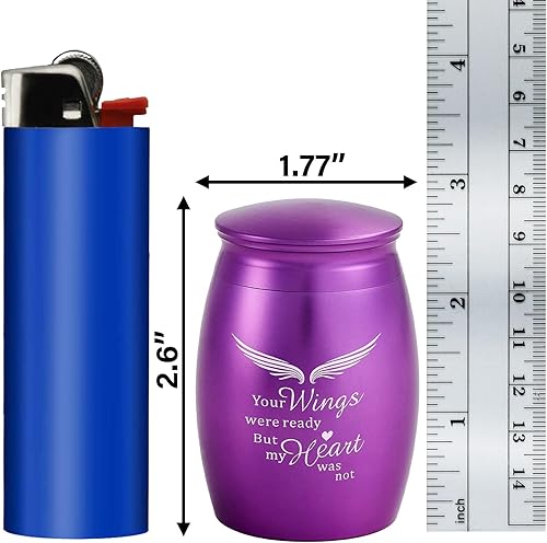 Miniatura 9 de Urnas medianas para mujeres y hombres, cenizas humanas, urna de cremación para adultos, hombres y mujeres, urnas decorativas para cenizas humanas