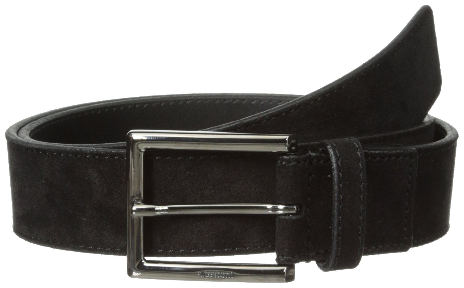 a.testoni Men's Casual Suede Belt