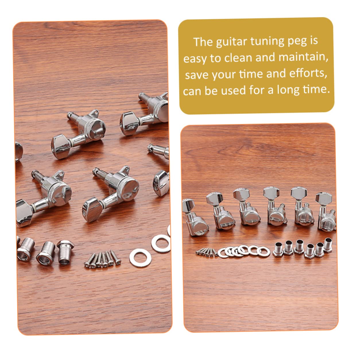 BESTonZON Zinklegierung Gitarren-stimmwirbel Saiten-stimmwirbel Mit Schrauben Gitarren-tuner Mechanik Für Gitarren-mechanik Gitarren-zubehör