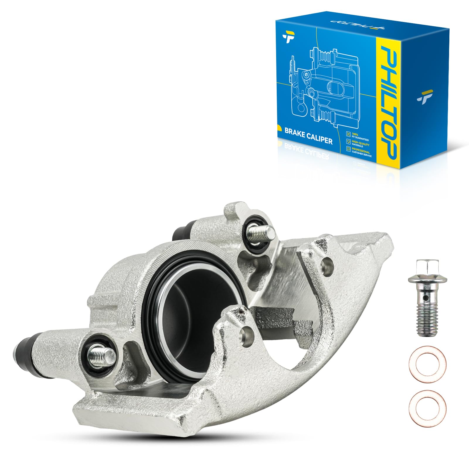 PHILTOP Front Left Brake Caliper for 1988-1999 Chevrolet C1500