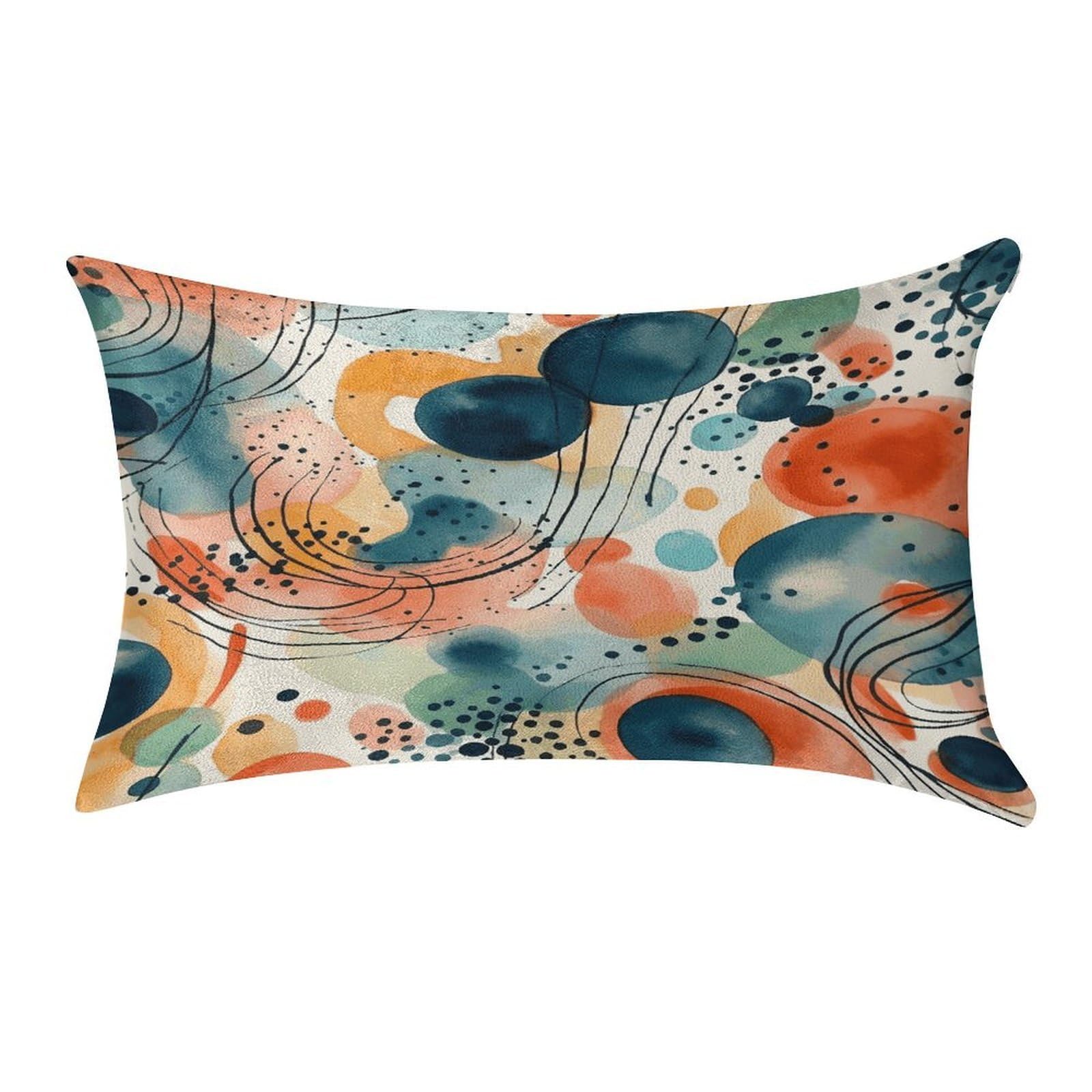 Btcowzrv Style Hand Drawn Pattern Pillow Cover Pillow Case Pillowcase