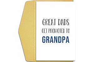 Qiliji: New Father's Day Card for Grandpa, Pregnancy Announcement to Father Card