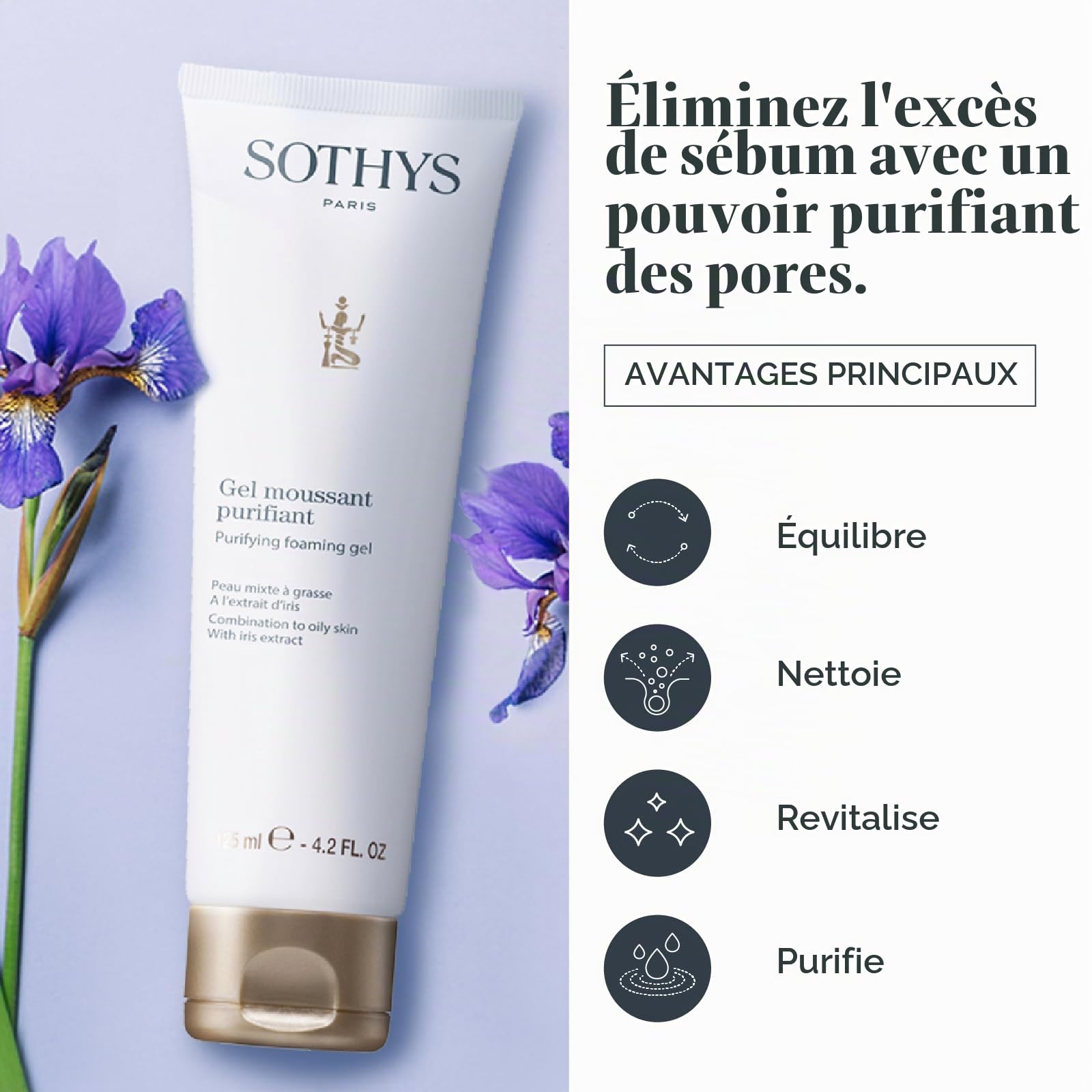 Sothys Purifying Foaming Gel Cleanser by Sothys