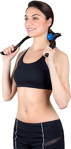 Miniatura 3 de LuxFit Masajeador de cuello, cuello y hombro Shiatsu tejido profundo Punto de activación Manual Auto Masaje muscular