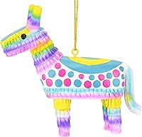 Vista 6 de Tree Buddees Colorido adorno navideño de piñata para fiesta