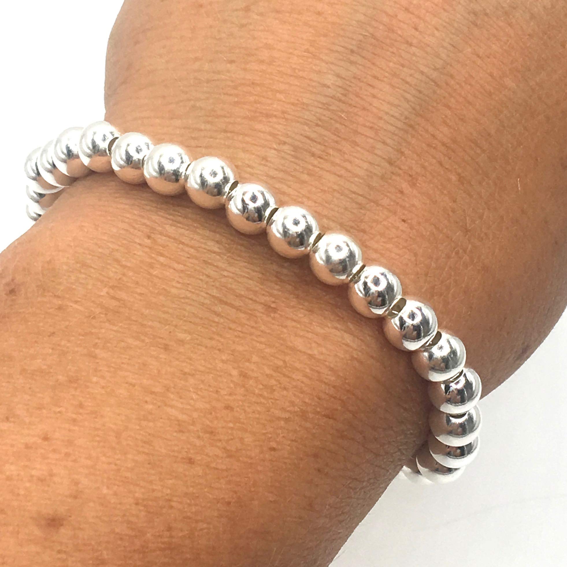 MASBARATA PULSERA BOLAS DE PLATA DE LEY 925/1000