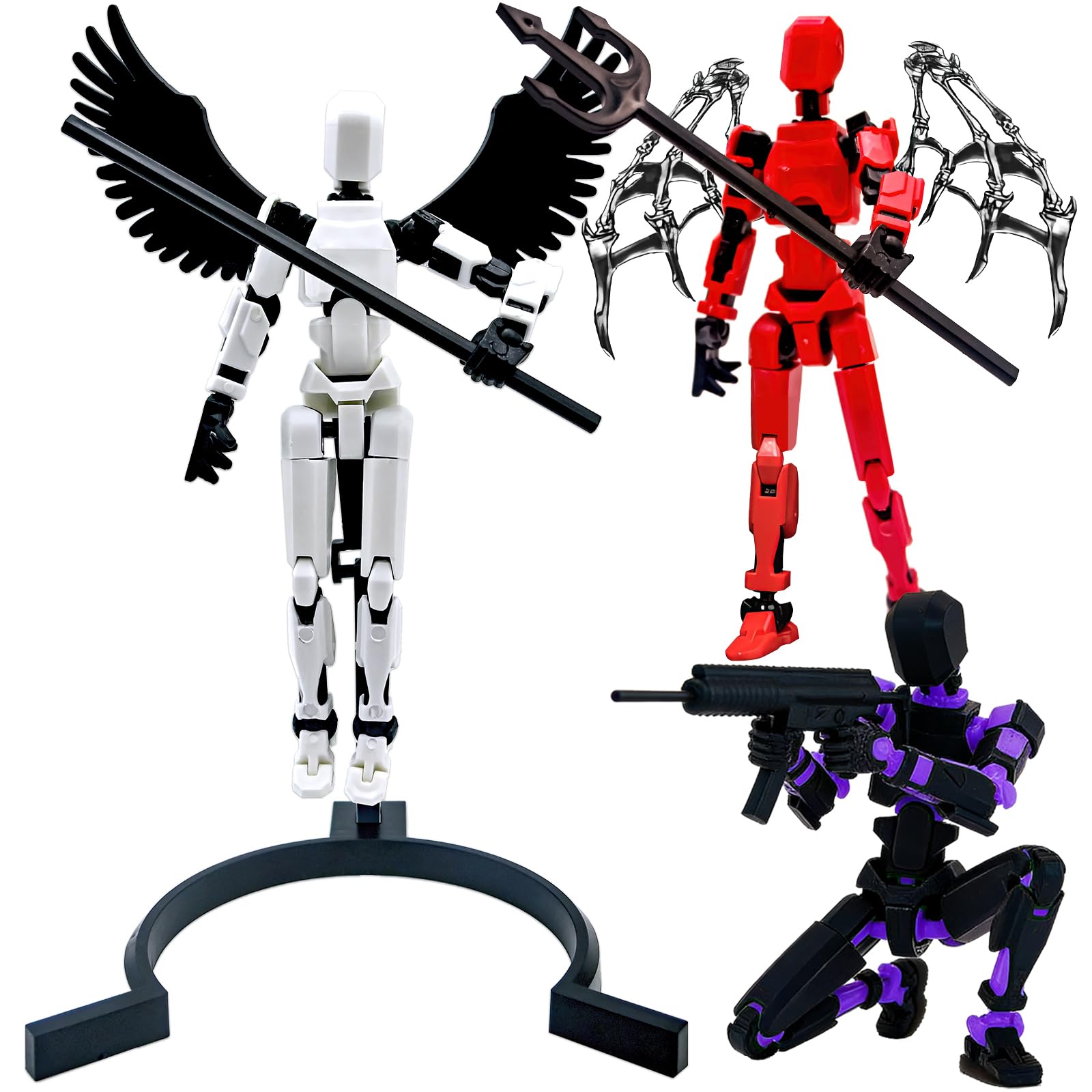 Ruilidesg Assembly Completed 3D Printed Figure T13, Dummy 13 Action Figure