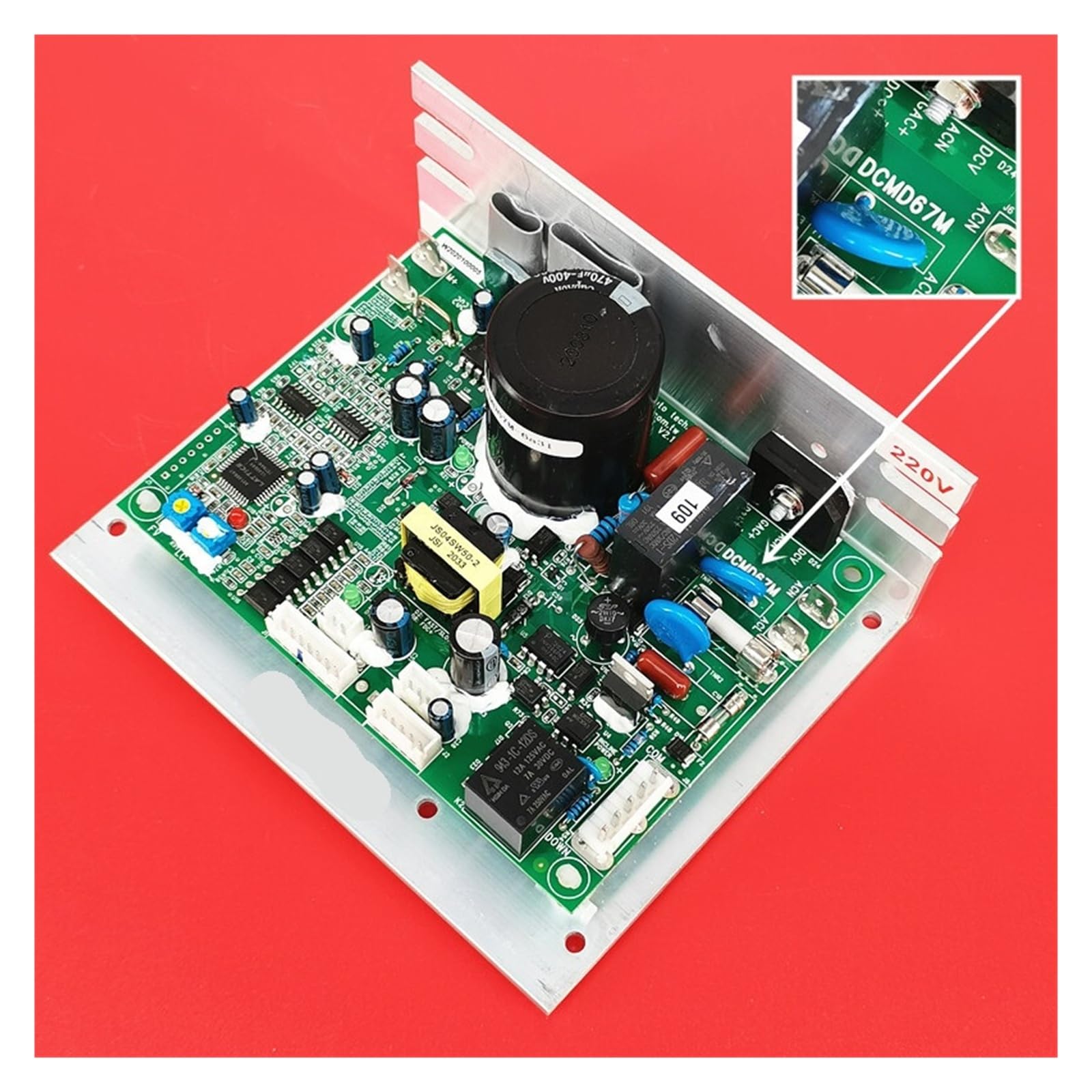 Contrôleur De Vitesse De Moteur De Tapis Roulant, Compatible for Endex, DCMD67, Compatible for DK, Tapis Roulant De Ville NB702028, Compatible for DCMD67M, Carte De Circuit Imprimé(220V,3pin)