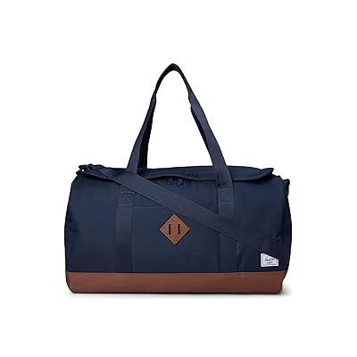 Herschel Supply Co. Heritagetm Duffel Bags Navy/Saddle Brown, Mesh