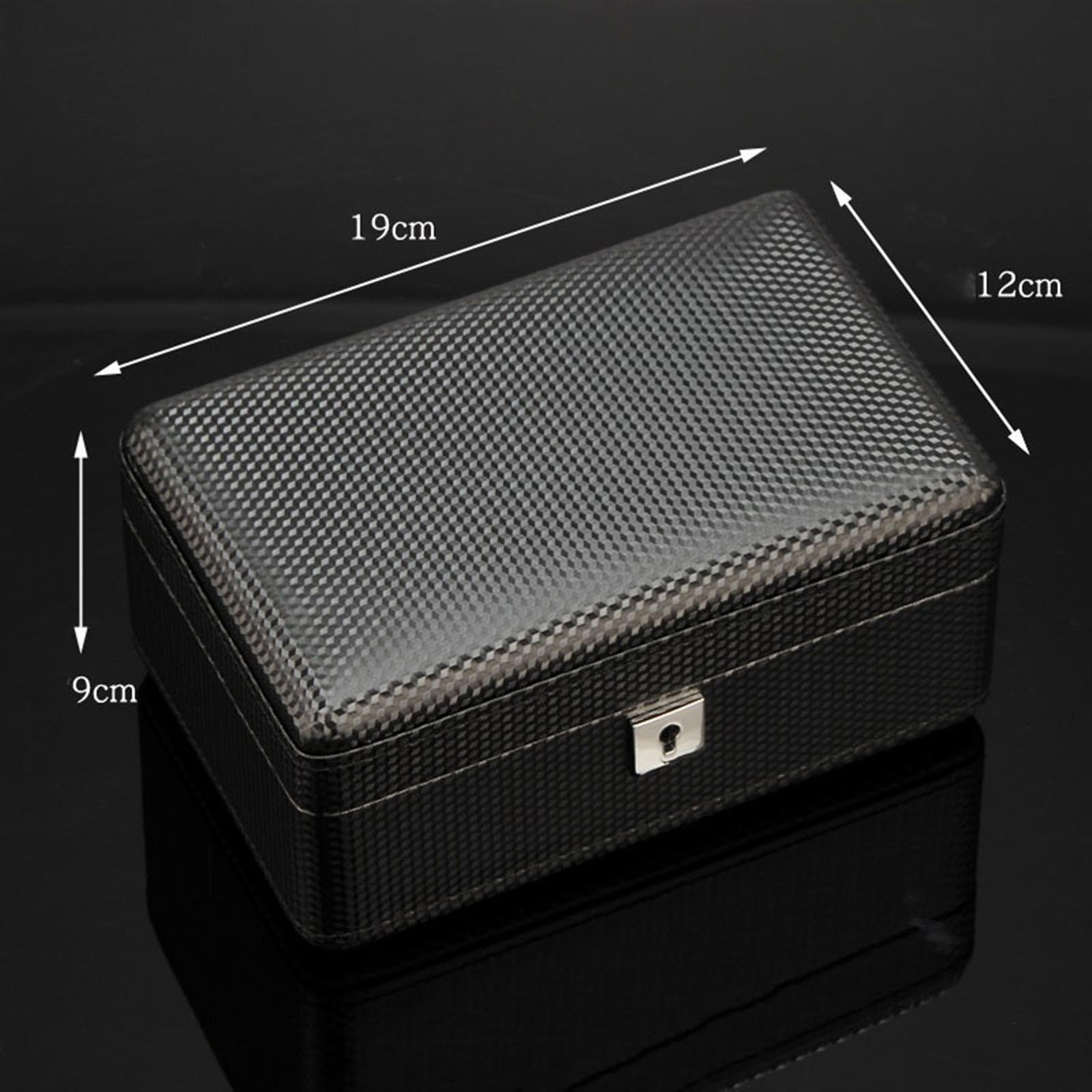 Boîte de rangement pour montres Boîte d'affichage de Collection montres à 3 cellules, organisateur montre Style Vintage, boîte rangement en cuir PU avec serrure