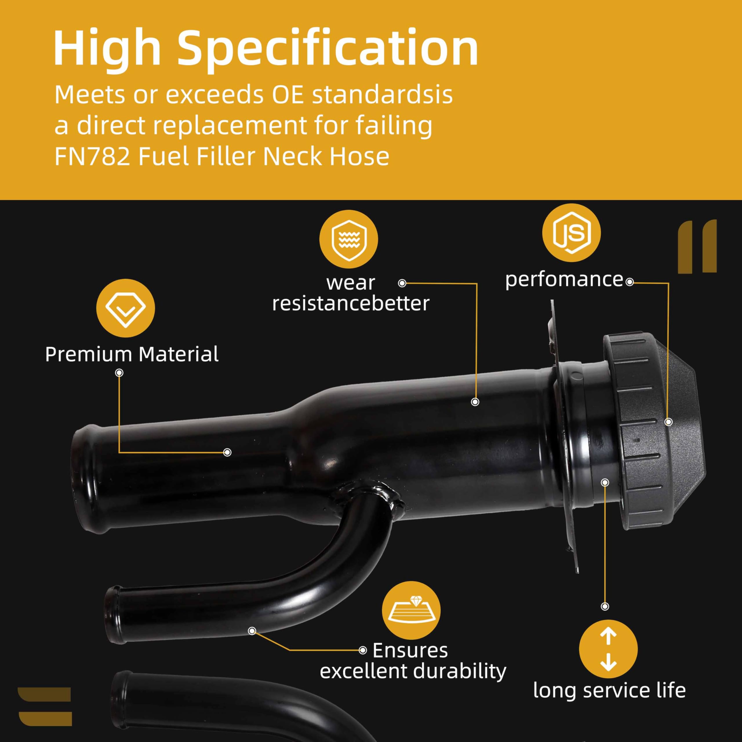 Bocchettone Di Rifornimento Carburante Spectra Premium FN782 – Ricambio Serbatoio Auto, Qualità OEM, Garanzia 1 Anno
