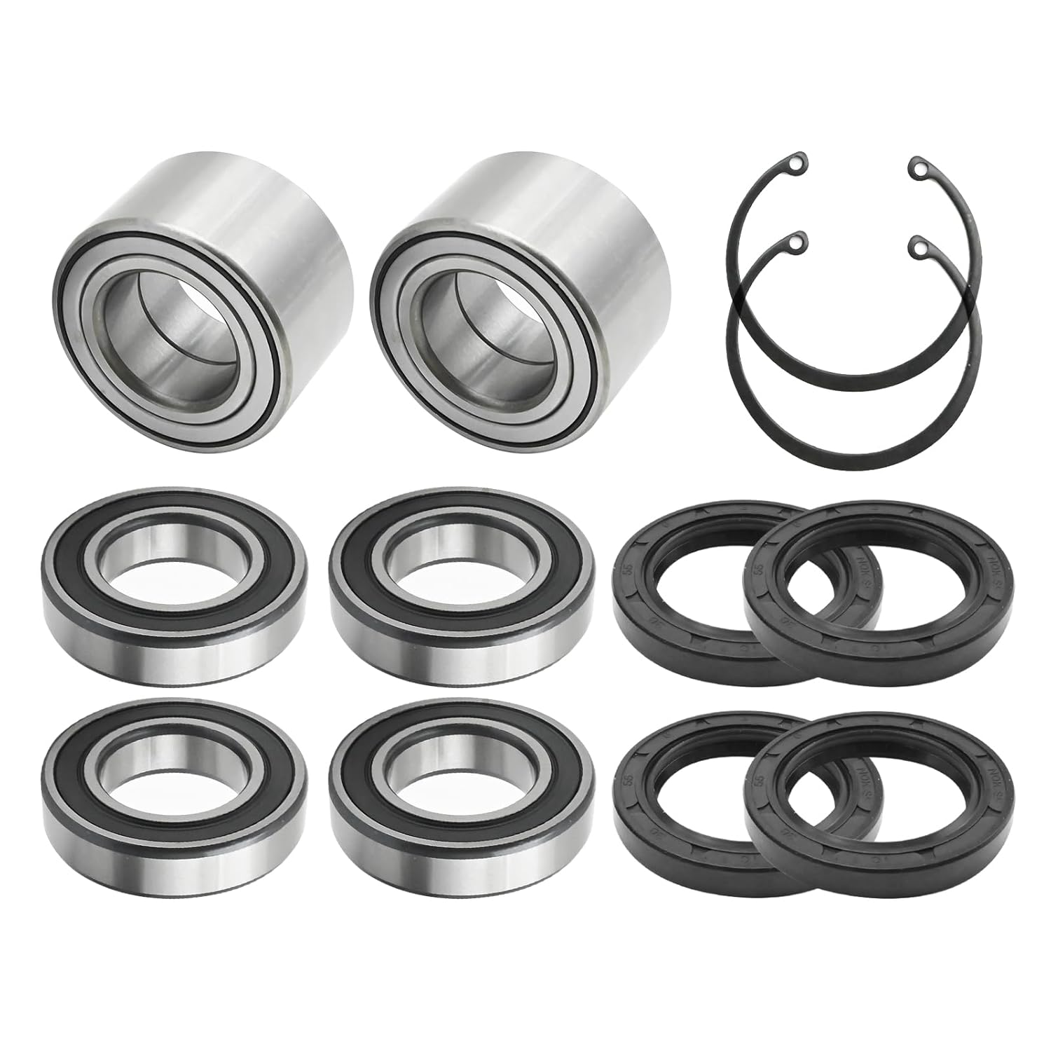 93305-00602-00 Front Rear Wheel Bearing Seal, Replacement for Yamaha Grizzly 350 400 450 2007-2014 Replacement for Kodiak 400 450 2005-2006, Replaces 99009-55500-00
