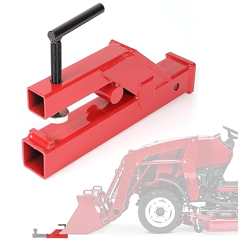 ECOTRIC Clamp On Trailer Hitch 2" Ball Mount Receiver Adapter