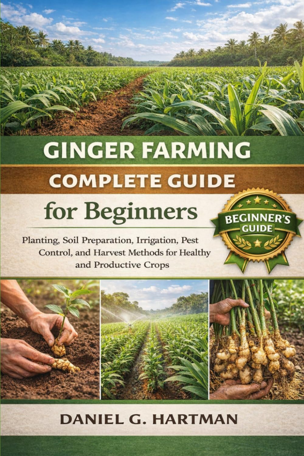 Ginger Farming Complete Guide for Beginners: Planting, Soil Preparation, Irrigation, Pest Control, and Harvest Methods for Healthy and Productive Crops