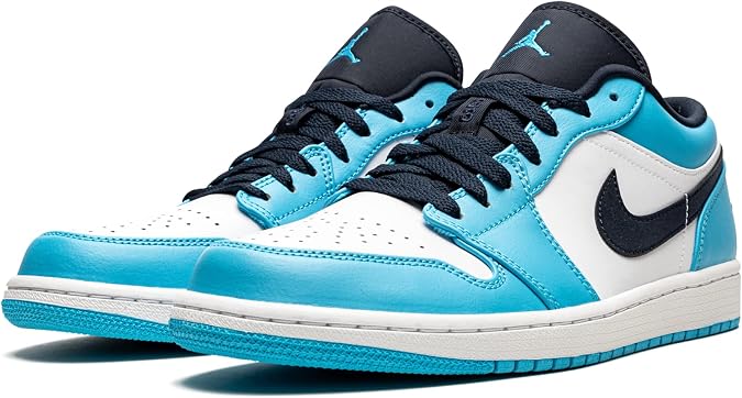 Nike Men's Air Jordan 1 Low UNC, White 