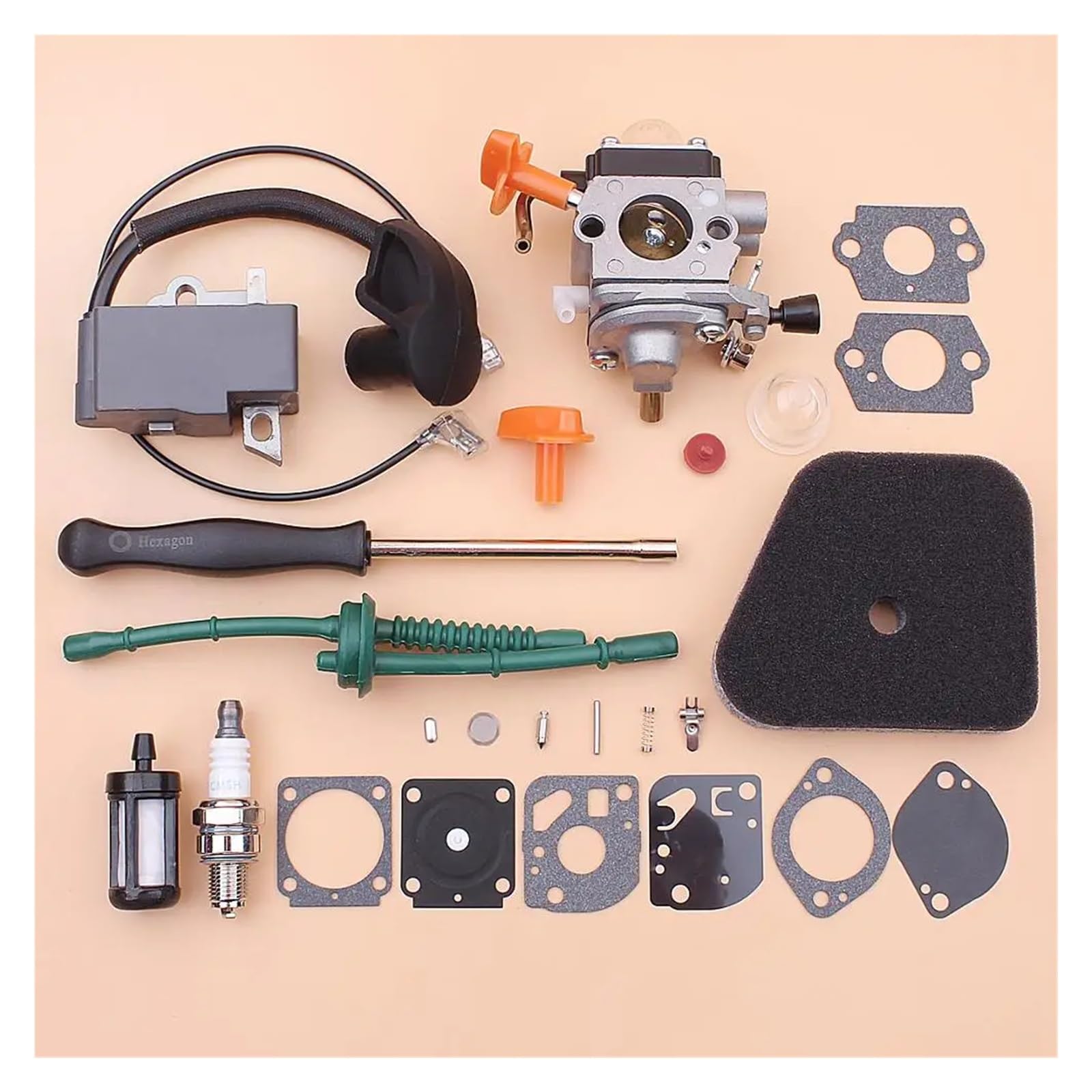 Bobine d'allumage et kit carburateur haute durabilité pour FS87 FS100