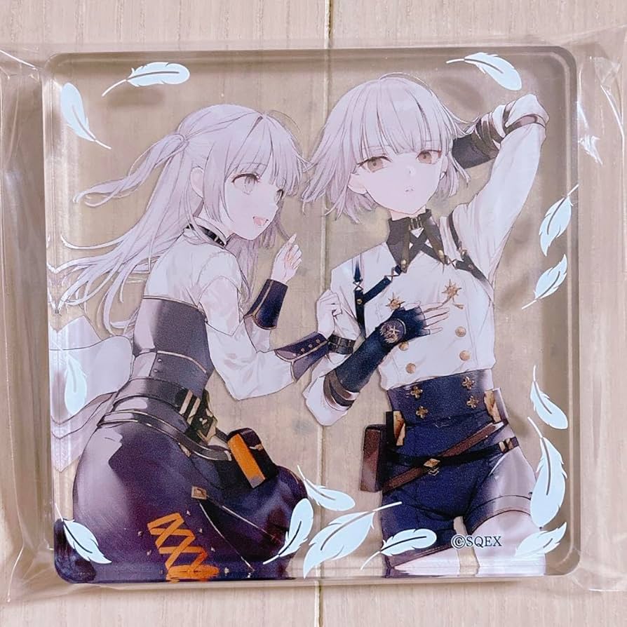 ★トワツガイ アクリルブロック スズメ&エナガ トワツガイ アクリルブロック スズメ&エナガ