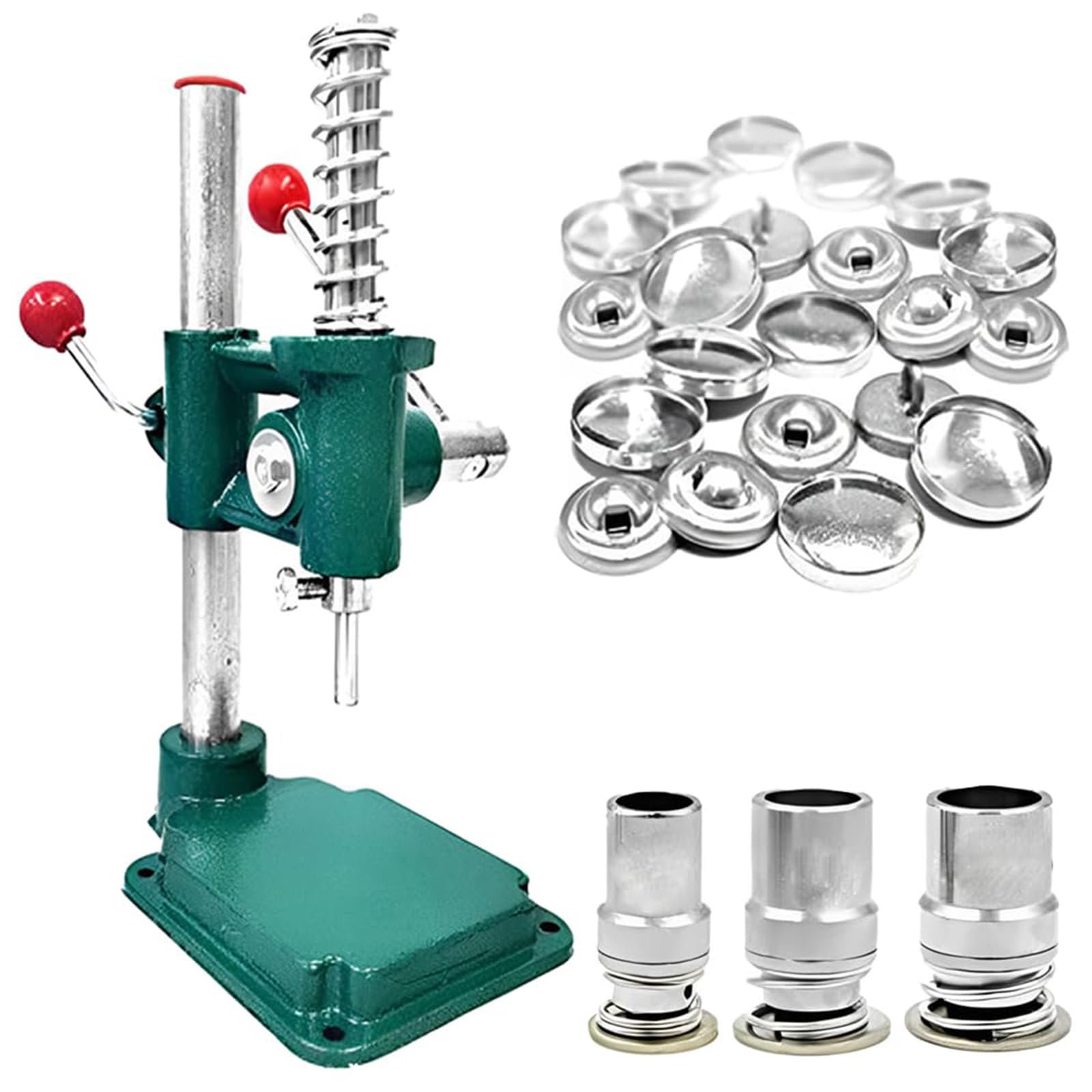 Kit presse manuel de mercerie avec moules interchangeables 18-30mm