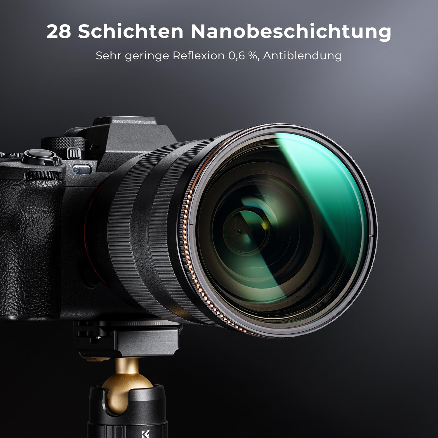 K&F CONCEPT Nano-X Serie ND Filter 67mm Variabler Graufilter ND4-32 (2-5 Blendenstufen)