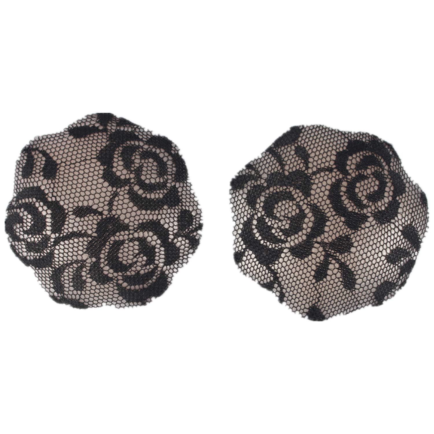 kuouLEZQHB 5 Pairs Invisible Nipple Covers Adhesive Bra Disposable Breast Petal Pads Patches with Nude