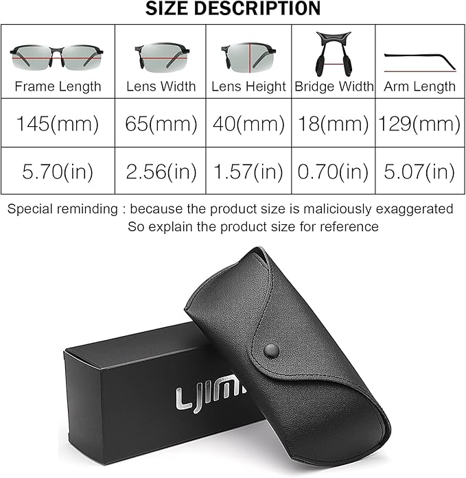 Gafas de Sol Polarizadas Fotocromáticas YIMI para Hombre y Mujer miniatura 6