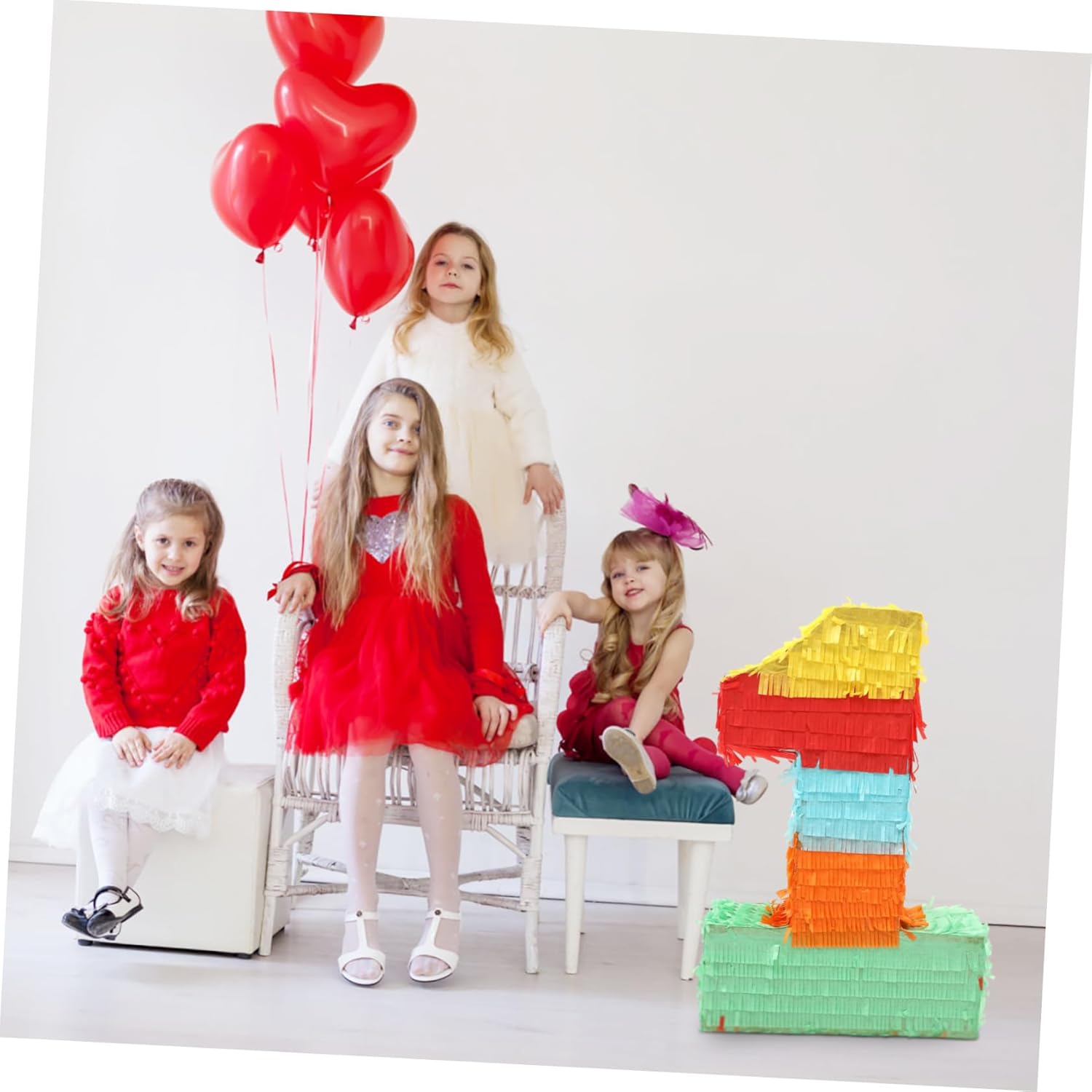 Three Pinata Filled Plaything for Birthday Party Bridal Shower Eid Celebration Fun Game Decoration