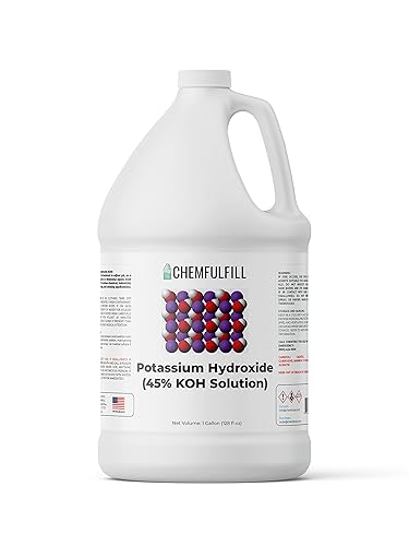 Miniatura 3 de Hidróxido de potasio Chemfulfill 45%  (KOH 45%) (cuarto de galón (33.8 fl oz))